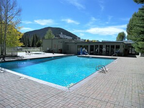 Indoor pool, outdoor pool