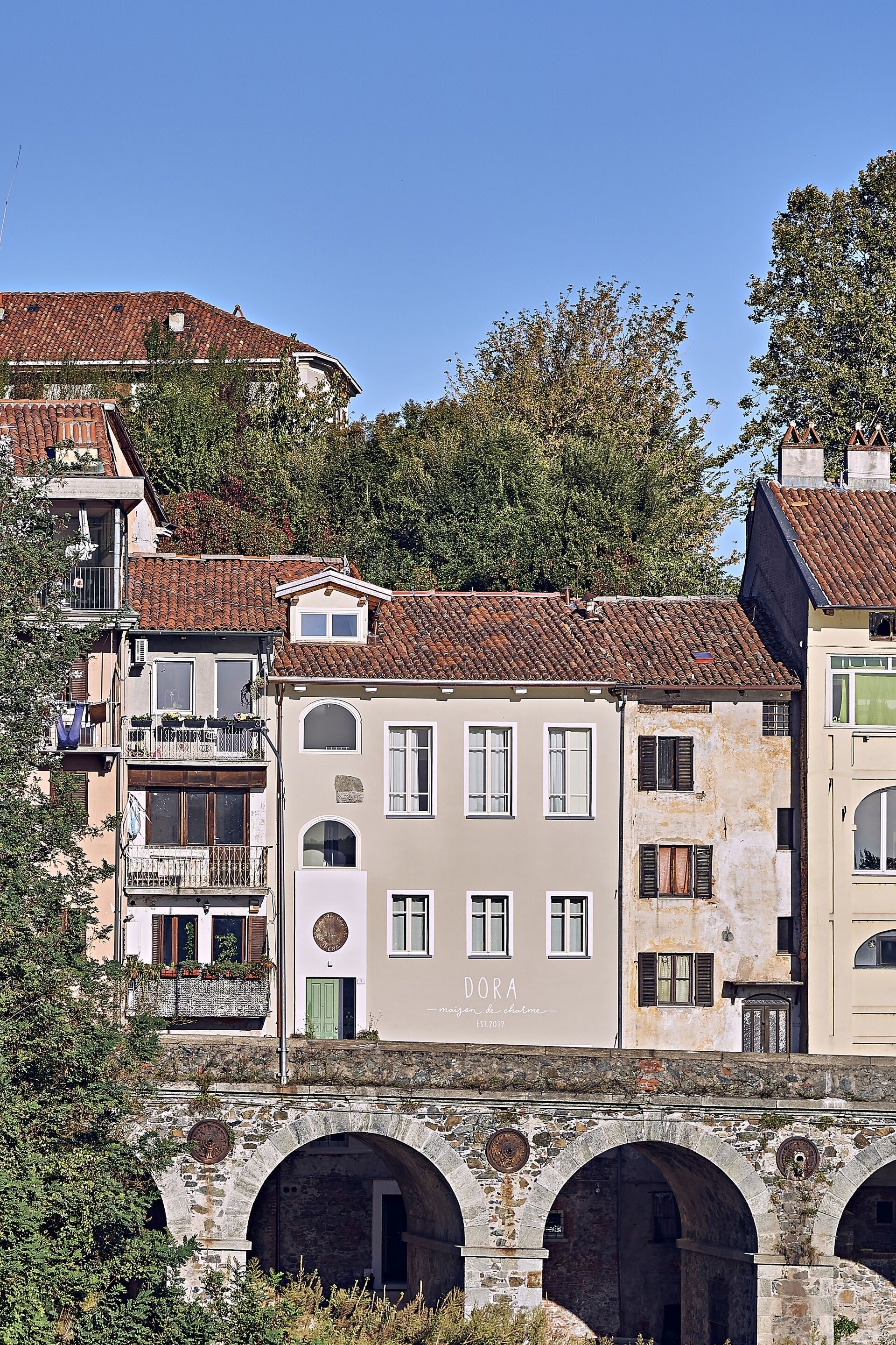 Fassade der Unterkunft