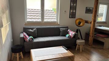 Fernseher, Kamin, Bücher