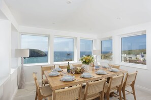 Dining - With uninterrupted sea views, this property enjoys a superb hillside position. (Lighthouse Hill)