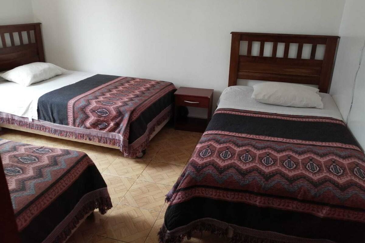 Free WiFi, bed sheets