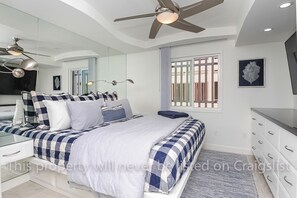 3 soverom, strykejern/-brett, reiseseng for barn og wi-fi (inkludert)