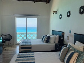 Panoramic Studio Suite | Egyptian cotton sheets, premium bedding, down comforters