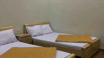 Blackout curtains, iron/ironing board, free WiFi, bed sheets