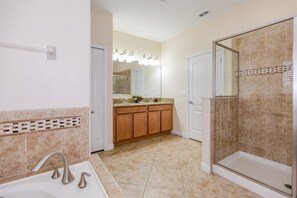Hair dryer, towels