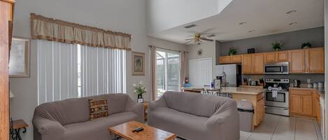 Ferienhaus | Wohnzimmer | Flachbildfernseher