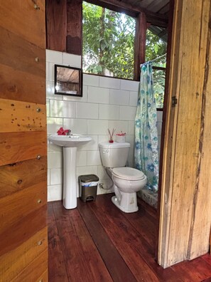 家庭小屋 | 浴室 | 淋浴设施、毛巾、肥皂、卫生纸