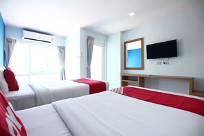 Standard Twin Room | Desk, free WiFi - OYO 474 Tara Residence (Thanyaburi)