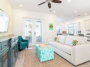 Télévision à écran plat, médiathÚque