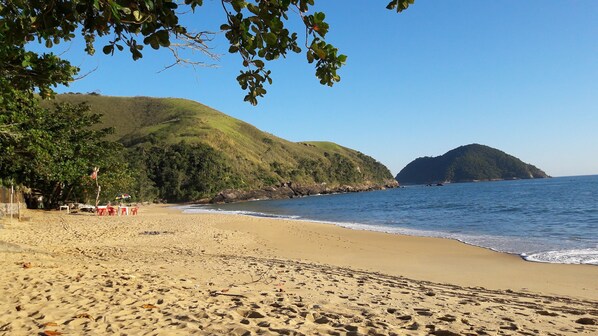 Beach nearby, sun-loungers