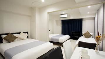 1 habitación, escritorio, wifi gratis y ropa de cama