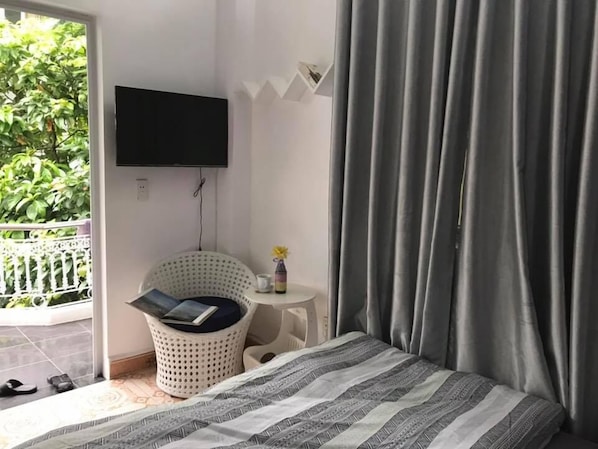 Habitación cuádruple, balcón | Wifi gratis 