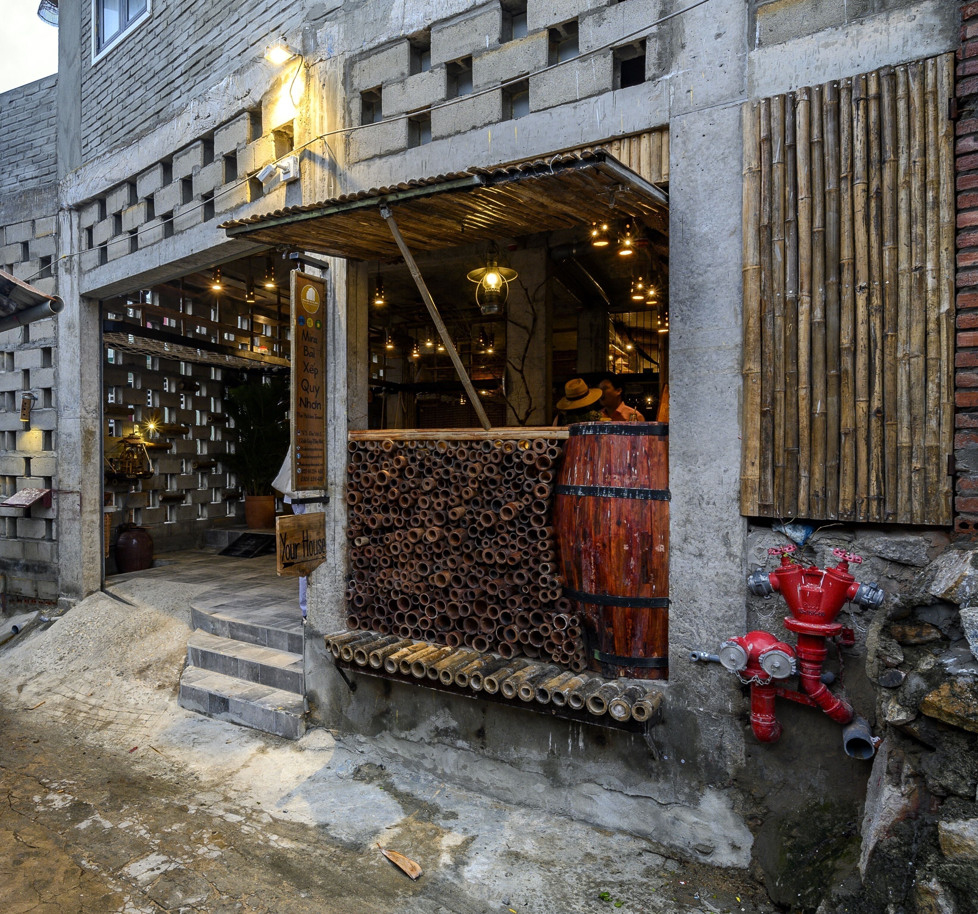 Entrada de la propiedad