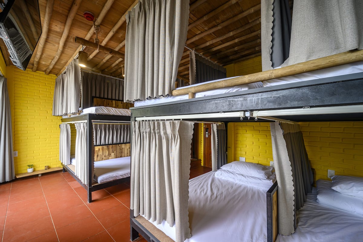 1 Bed in 8-Bed Mixed Dorm, Sea View | Blackout curtains, soundproofing, iron/ironing board, free WiFi