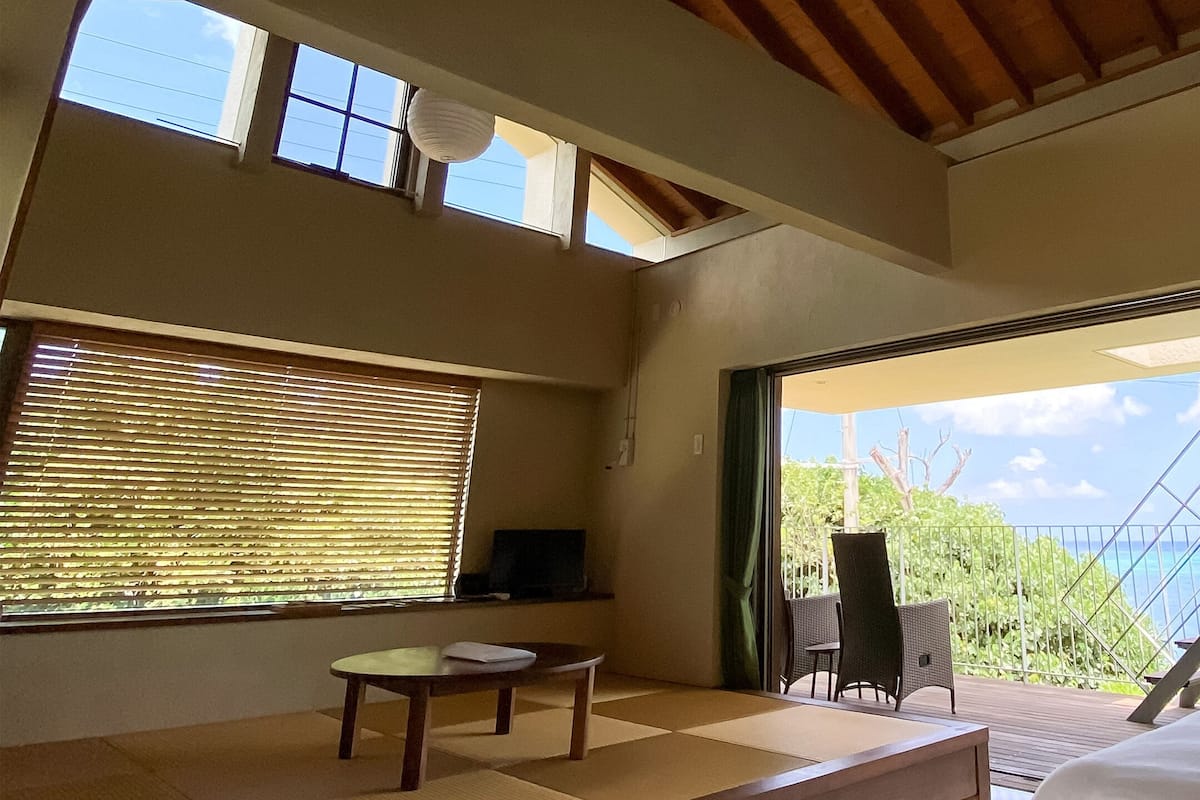 客房, 无烟房, 海景 (Green, with Deck, 2-4 Guests) | 特色装修、特色家居、办公桌、免费 WiFi