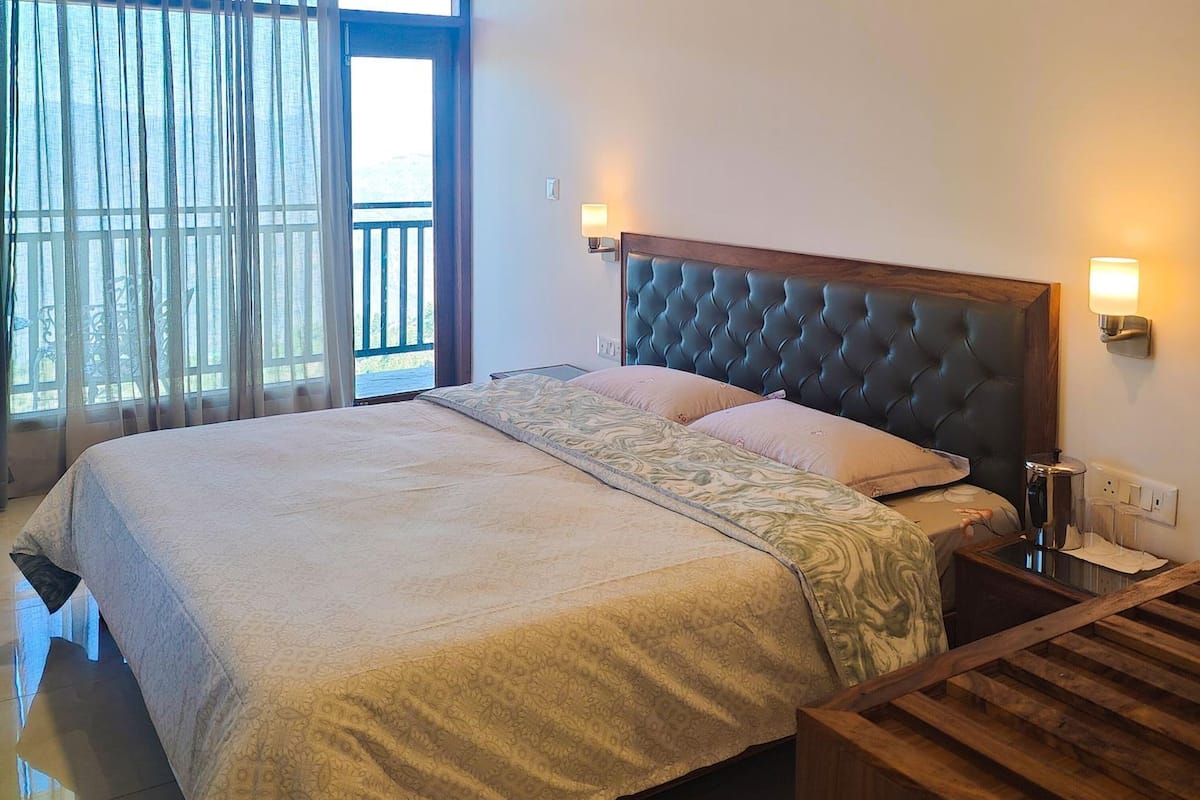 Klassiek appartement | Lakens van Egyptisch katoen, luxe beddengoed, Select Comfort-bedden