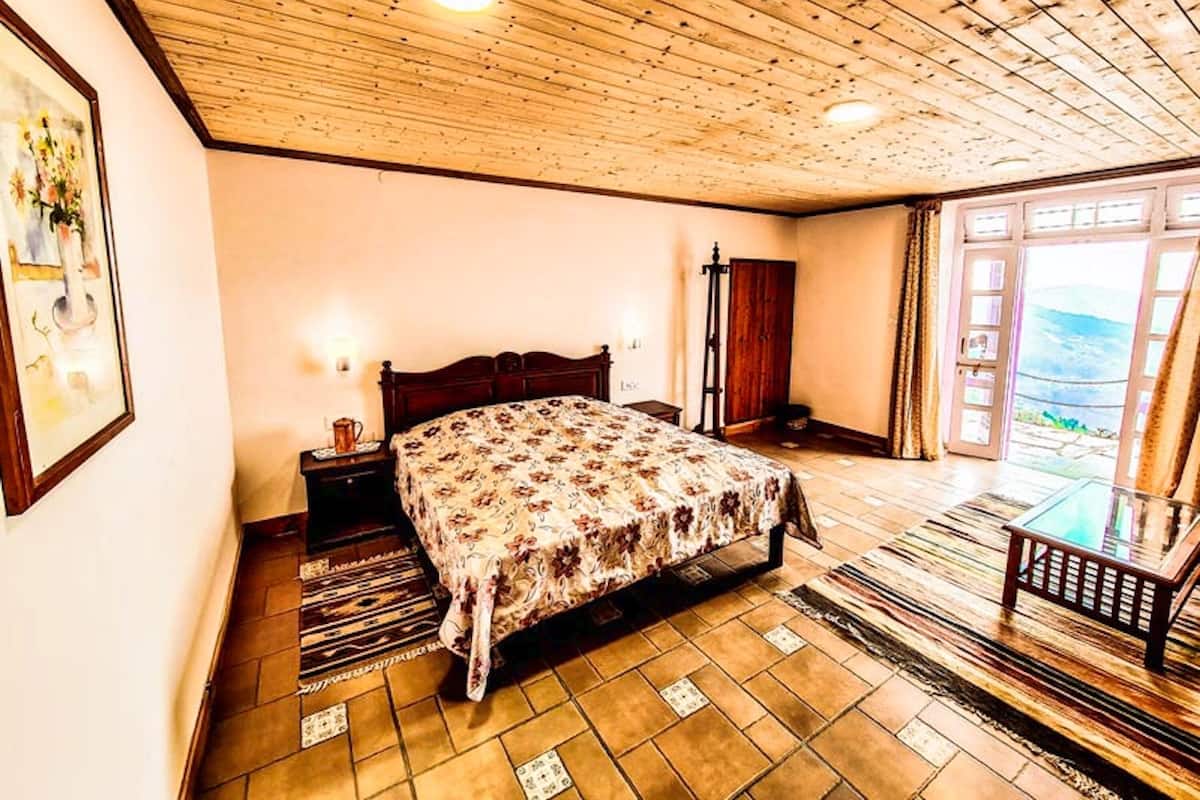 Comfort tweepersoonskamer, uitzicht op bergen | Lakens van Egyptisch katoen, luxe beddengoed, Select Comfort-bedden