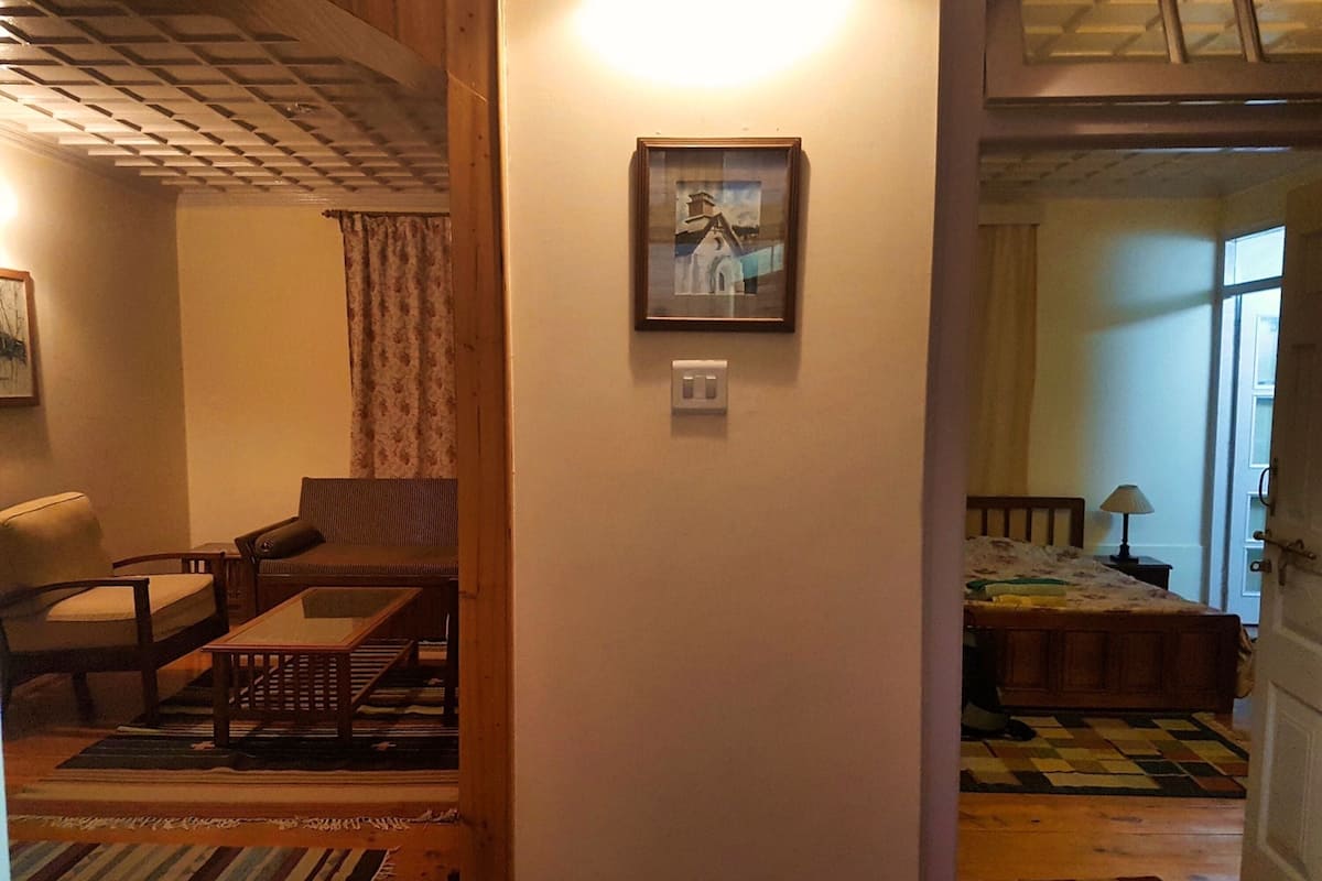 Familie suite, uitzicht op bergen | Lakens van Egyptisch katoen, luxe beddengoed, Select Comfort-bedden