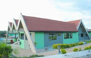 Majoituspaikan julkisivu