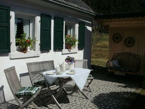 Terrace/patio - Ferienhaus Oberleupoldsberg (Helmbrechts)