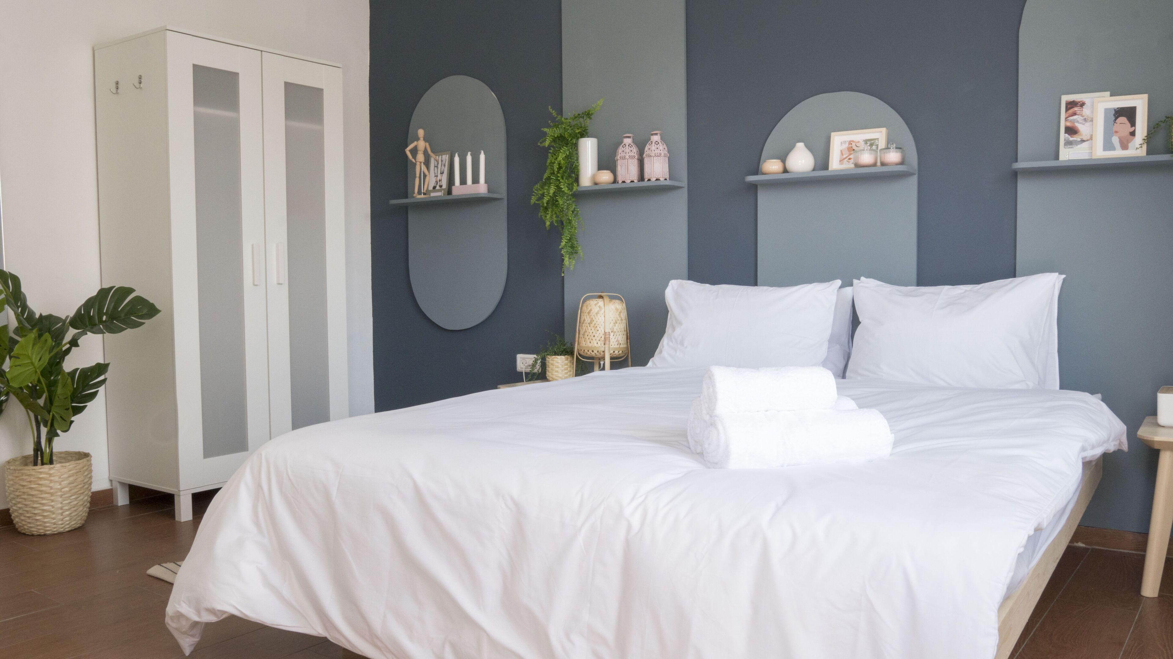 Honeymoon Double Room, (Shared Bathroom) | Individually decorated, individually furnished, desk, laptop workspace