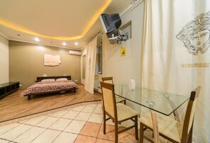 Apartment, 1 Schlafzimmer | Bügeleisen/Bügelbrett, kostenloses WLAN