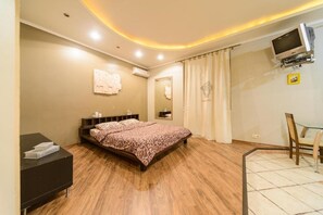 Apartment, 1 Schlafzimmer | Bügeleisen/Bügelbrett, kostenloses WLAN