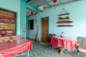 Interior entrance