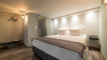 1 chambre, literie de qualité supérieure, couette en duvet d'oie