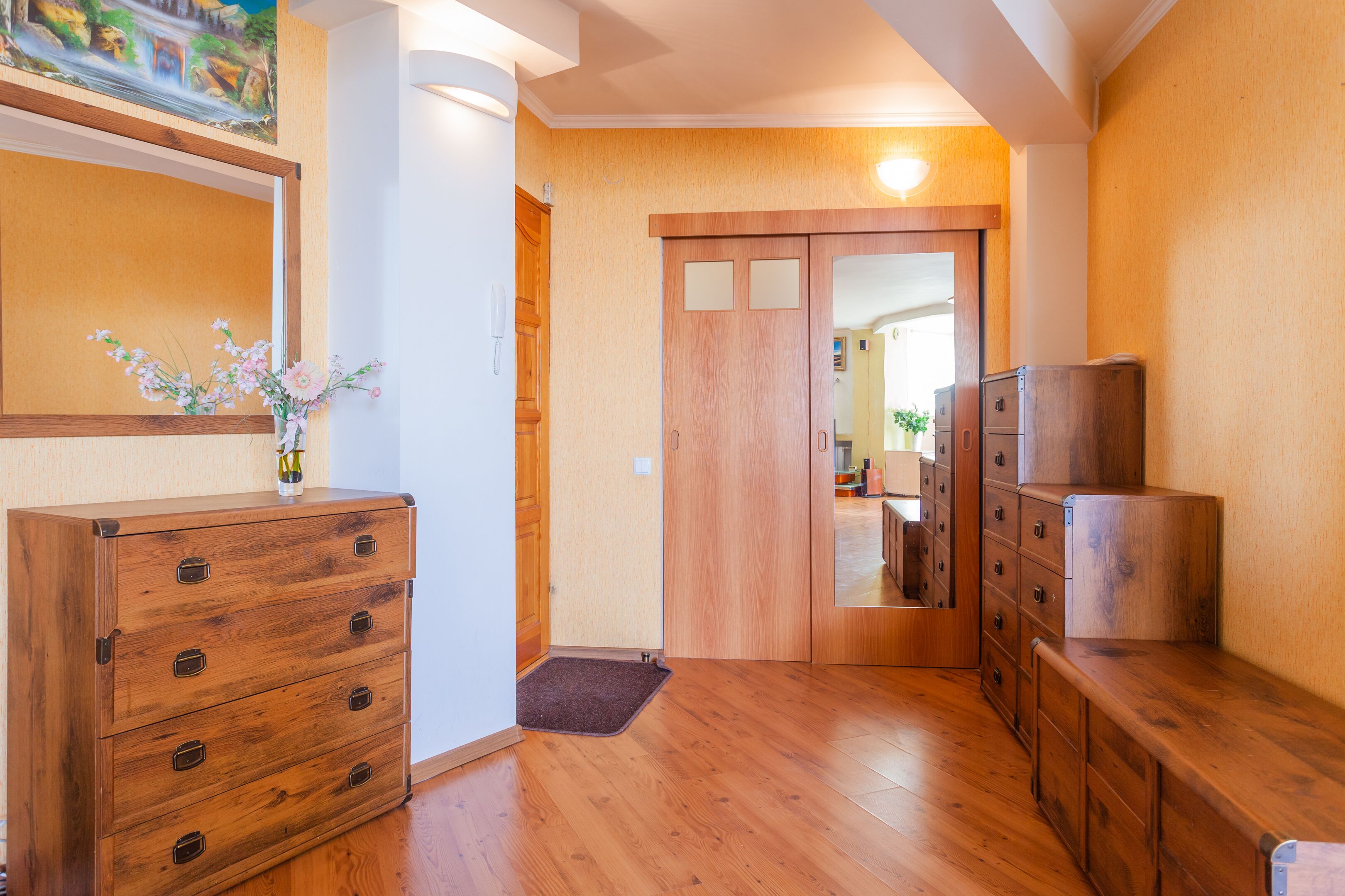 Apartemen, 1 kamar tidur | 1 kamar tidur, kedap suara, setrika/meja setrika, dan Wi-Fi gratis