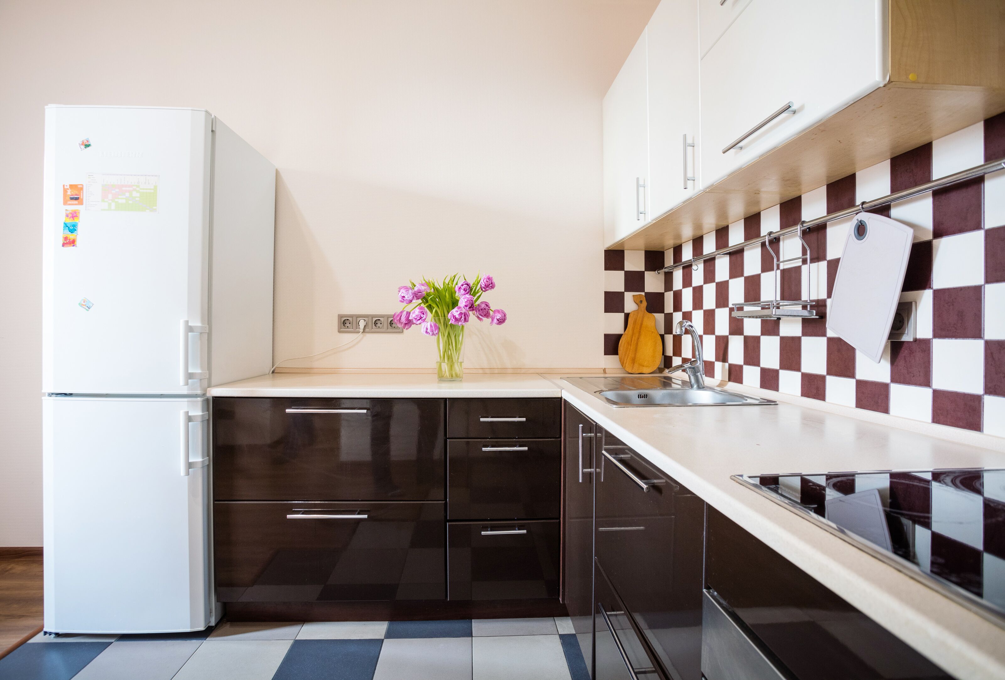 Apartment, 1 Bedroom | Private kitchen | Fridge, microwave, stovetop, electric kettle