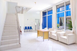 Lobby sitting area