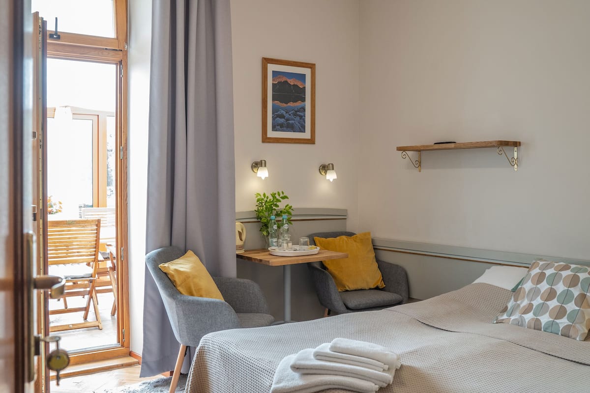 Double or Twin Room, Balcony | Individually furnished, free WiFi, bed sheets