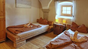Habitación con 1 cama matrimonial o 2 individuales