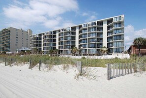 Exterior - Clean 6th Floor Oceanfront. Pool, Sundeck, Free Wifi | Crescent Sands WH - B6 (North Myrtle Beach)