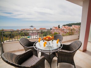 Familien-Suite, Meerblick | Balkon