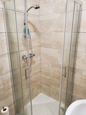 Towels, soap, toilet paper