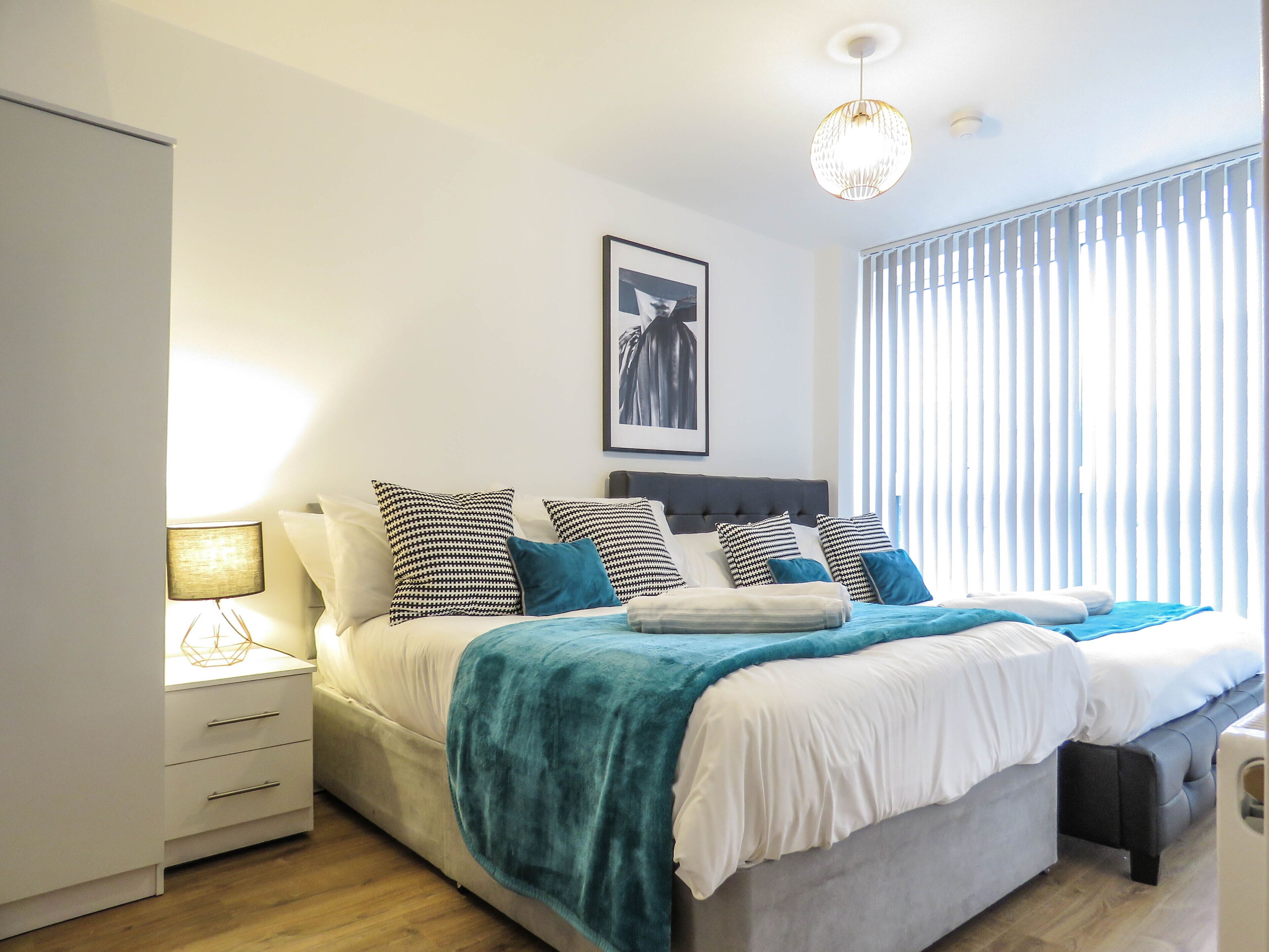 2 bedrooms, soundproofing, iron/ironing board, free WiFi