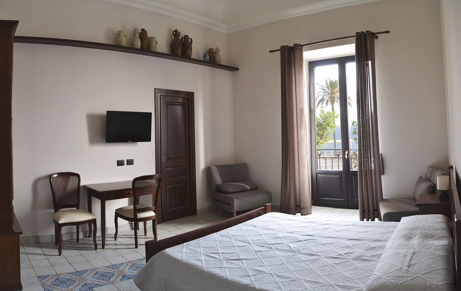 Deluxe Room, Balcony, Sea View | Minibar, desk, soundproofing, free WiFi