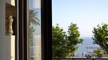 Deluxe Room, Balcony, Sea View | Balcony view