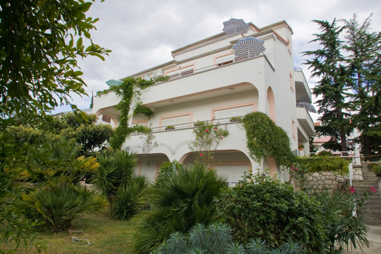 Fassade der Unterkunft