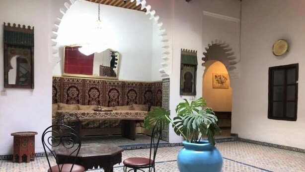 Lobby sitting area - Auberge Riad Buena Vista - Hostel (Tetouan)
