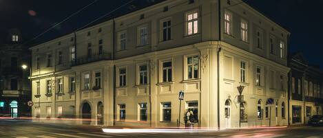 Front of property – evening/night