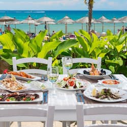 Breakfast and dinner served, Mediterranean cuisine