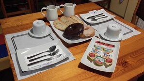 Daily buffet breakfast (EUR 6 per person)