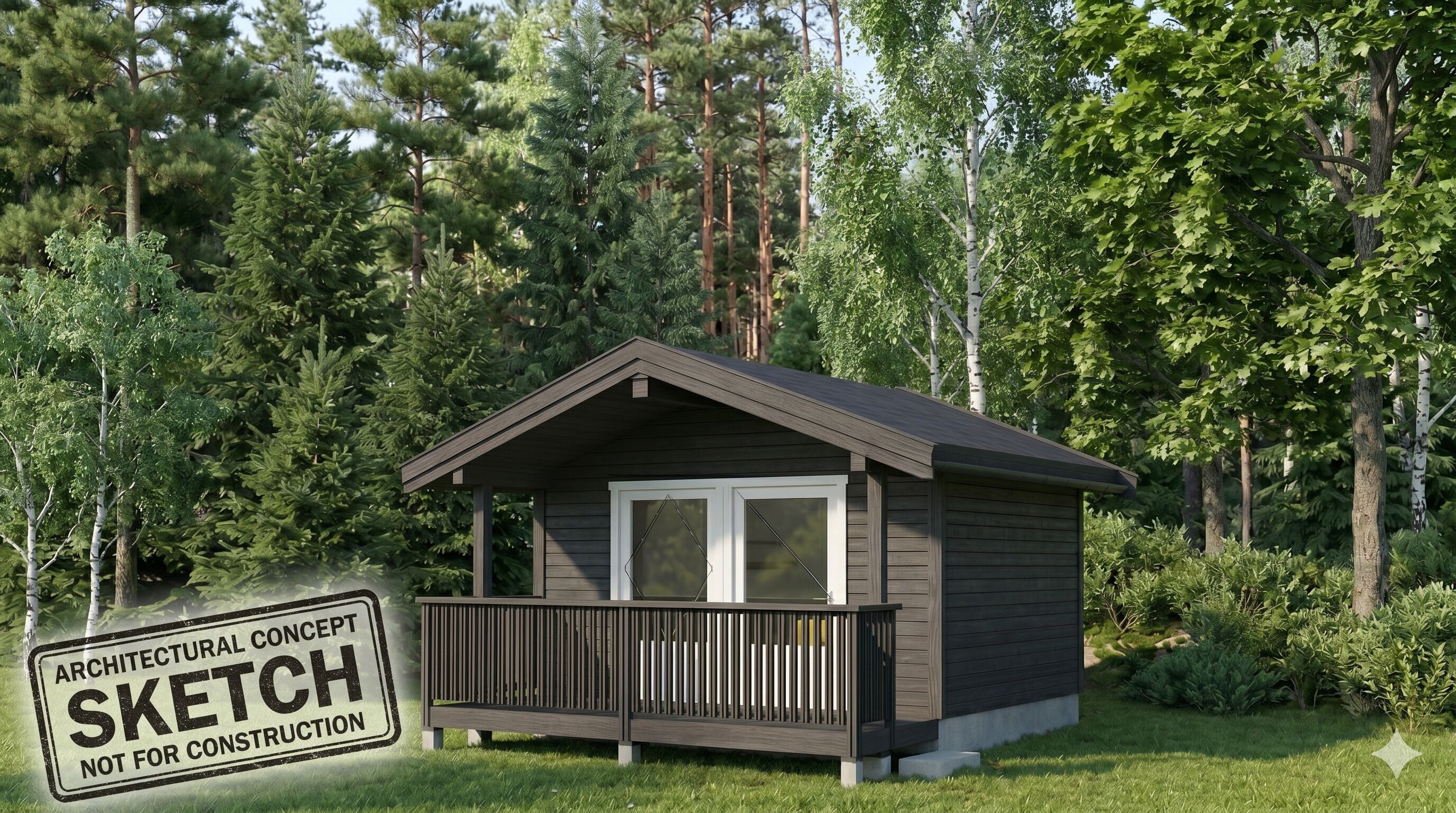 基本小屋, 1 間臥室, 共用浴室 | 獨特裝潢、布置獨特、熨斗/熨衣板