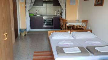 Estudio (3) | 2 dormitorios, escritorio, wifi gratis y ropa de cama