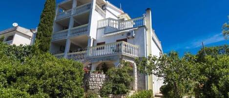 Fassade der Unterkunft