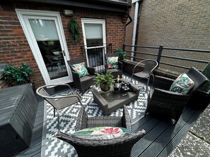 Terrace/patio - Notting Hill Townhouse 3BR all ensuite bathrooms, garden & roof terrace (London)