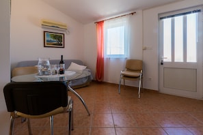 Apartment, 1 Bedroom, Sea View | Living area | TV - Apartment Andjelka (Crikvenica)